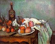 Paul Cezanne Onions and Bottles oil on canvas